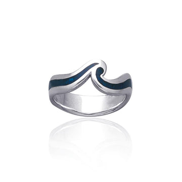 A happy moment when out to play with the sea waves ~ Sterling Silver Ring TR3603 - Jewelry